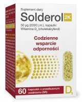 Solderol 2K, witamina D3 2000j.m., 60 kapsułek o przedłużonym uwalnianiu