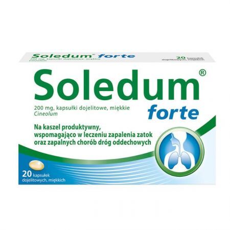 Soledum Forte 200mg, 20 kapsułek
