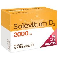 Solevitum D3 2000j.m., 75 kapsułek
