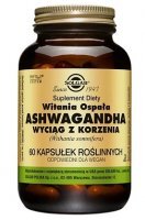 Solgar Ashwagandha, wyciąg z korzenia, 60 kapsułek
