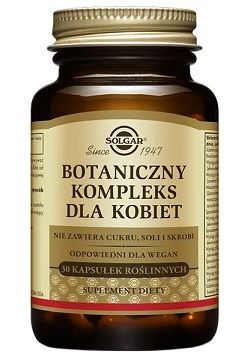 Solgar Botaniczny Kompleks dla Kobiet, 30 kapsułek