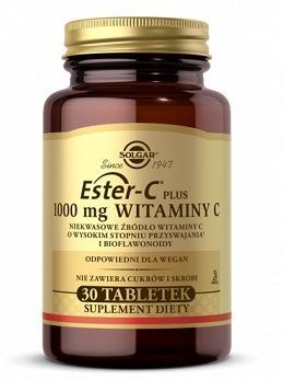 Solgar Ester-C Plus, witamina C 1000mg, 30 tabletek