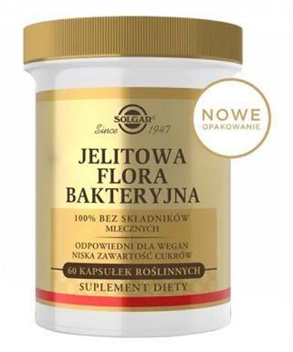 Solgar Jelitowa Flora Bakteryjna, 60 kapsułek