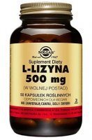 Solgar L-lizyna 500mg, 50 kapsułek