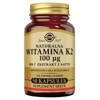 Solgar Naturalna Witamina K2 100µg, 50 kapsułek
