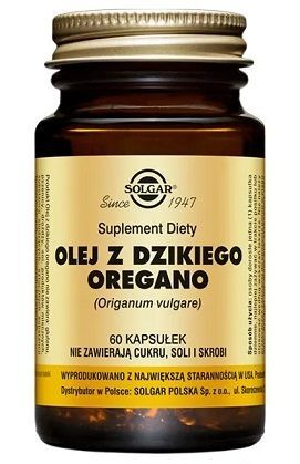 Solgar Olej z Dzikiego Oregano, 60 kapsułek