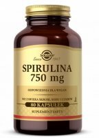 Solgar Spirulina 750mg, 80 kapsułek