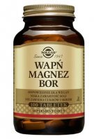 Solgar Wapń Magnez Bor, 100 tabletek