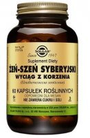 Solgar Żeń-szeń Syberyjski, wyciąg z korzenia, 60 kapsułek