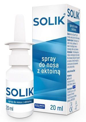 Solik, spray do nosa z ektoiną, 20ml