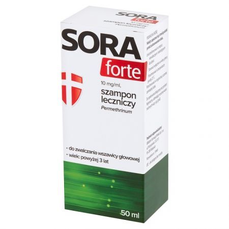 Sora Forte 10mg/ml, szampon leczniczy, 50ml