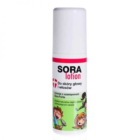 Sora, lotion do skóry głowy i włosów, 100ml