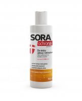 Sora Ochrona, szampon-żel do skóry głowy i włosów osób narażonych na kontakt z wszami, 150ml