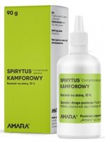 Spirytus kamforowy 10%, roztwór na skórę, 90g