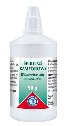 Spirytus kamforowy 10%, roztwór na skórę, 90g