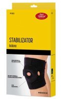 Stabilizator kolana, Pani Teresa, rozmiar S/M, kolor czarny, 1 sztuka