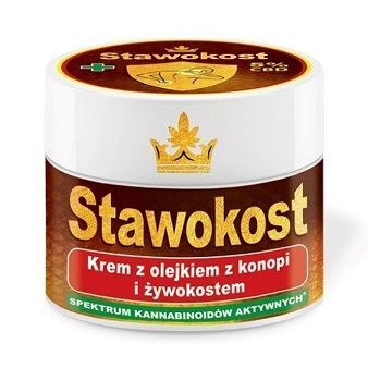 Stawokost, krem z olejkiem z konopi i żywokostem, 150ml