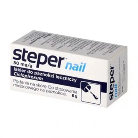 Steper Nail 80mg/g, lakier do paznokci, 6g