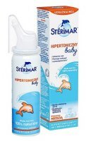 Sterimar Baby Hipertoniczny, woda morska wzbogacona miedzią, spray, od 3 miesiąca życia, 50ml