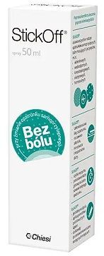 StickOff, spray do bezbolesnego usuwania plastrów, opatrunków, przylepców, taśm mocujących, 50ml