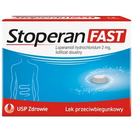Stoperan Fast 2mg, liofilizat doustny, 12 tabletek