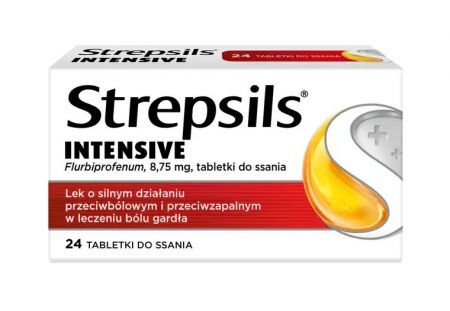 Strepsils Intensive 8,75mg, 24 tabletki do ssania