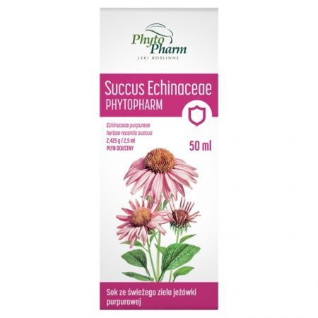 Succus Echinaceae Phytopharm 2,425g/2,5ml, płyn doustny, 50ml