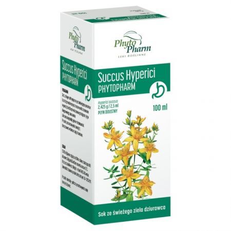 Succus Hyperici Phytopharm 2,425g/2,5ml, płyn doustny, 100ml