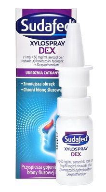 Sudafed Xylospray DEX (1mg+50mg)/ml, aerozol do nosa, 10ml