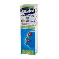 Sudafed XyloSpray HA dla dzieci 0,5mg/ml, aerozol do nosa, od 2 roku życia, 10ml