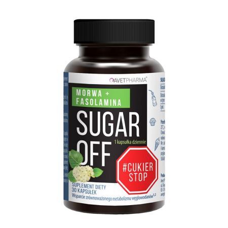 Sugar Off Morwa + Fasolamina, 30 kapsułek