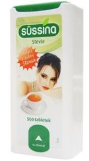 Sussina Stevia, słodzik, 500 tabletek