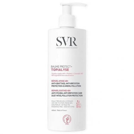 SVR Topialyse Baume Protect+, balsam regenerujący do skóry suchej, z tendencją do atopii, 400ml