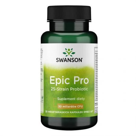 Swanson, Epic Pro 25-Strain Probiotic, 30 kapsułek