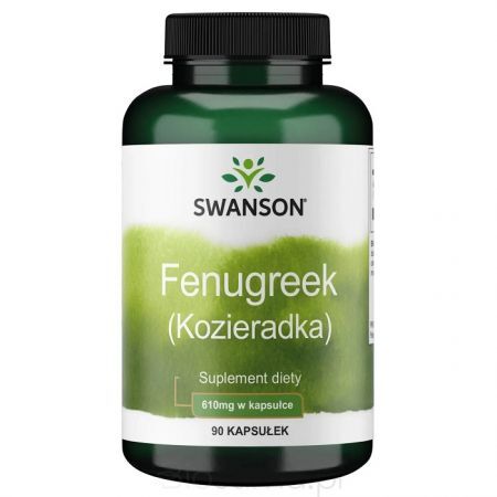 Swanson, Fenugreek, kozieradka, 90 kapsułek