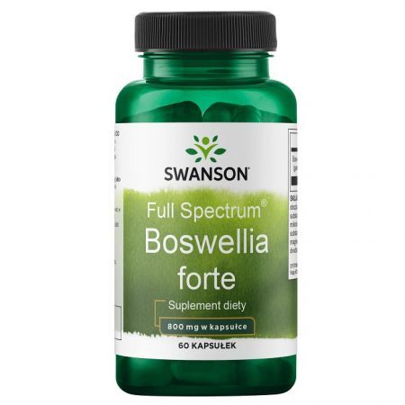 Swanson, Full Spectrum Boswellia Forte 800mg, kadzidłowiec indyjski, 60 kapsułek