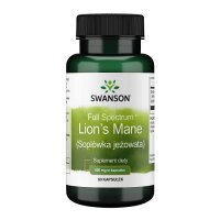 Swanson, Full Spectrum Lion's Mane, soplówka jeżowata, 60 kapsułek