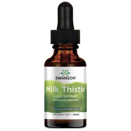Swanson, Milk Thistle Liquid Extract, ostropest plamisty, płyn, 29,6ml