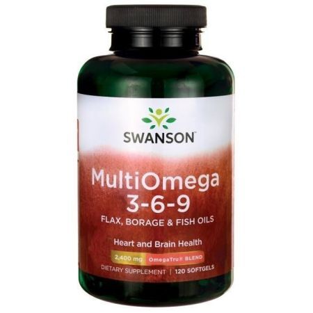 Swanson, MultiOmega 3-6-9 ,120 kapsułek