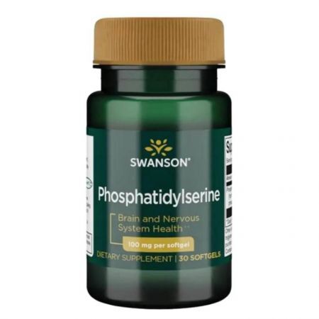 Swanson, Phosphatidylserine, fosfatydylseryna, 30 kapsułek