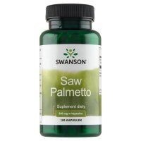 Swanson, Saw Palmetto 540mg, palma sabałowa, 100 kapsułek