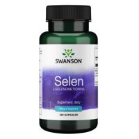 Swanson, Selenium, selen, 200 kapsułek