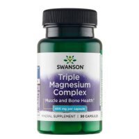 Swanson, Triple Magnesium Complex, magnez, 30 kapsułek