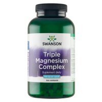 Swanson, Triple Magnesium Complex, magnez, 300 kapsułek