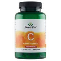 Swanson, witamina C 1000mg z dziką różą, 90 kapsułek