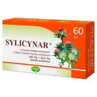 Sylicynar 140mg+28,6mg, 60 tabletek