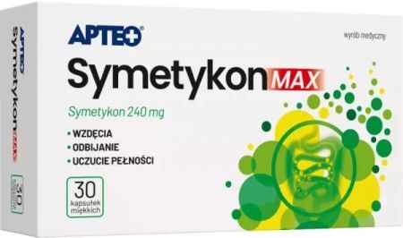 Symetykon Max 240mg, Apteo, 30 kapsułek