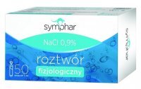 Symphar NaCl 0,9%, roztwór soli fizjologicznej, 50 ampułek po 5ml