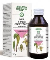 Syrop z babki lancetowatej 647mg/5ml, Ziołowa Tradycja, syrop, 125g