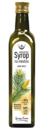 Syropy Świata, syrop na bazie miodu, pędy sosny, 250ml
